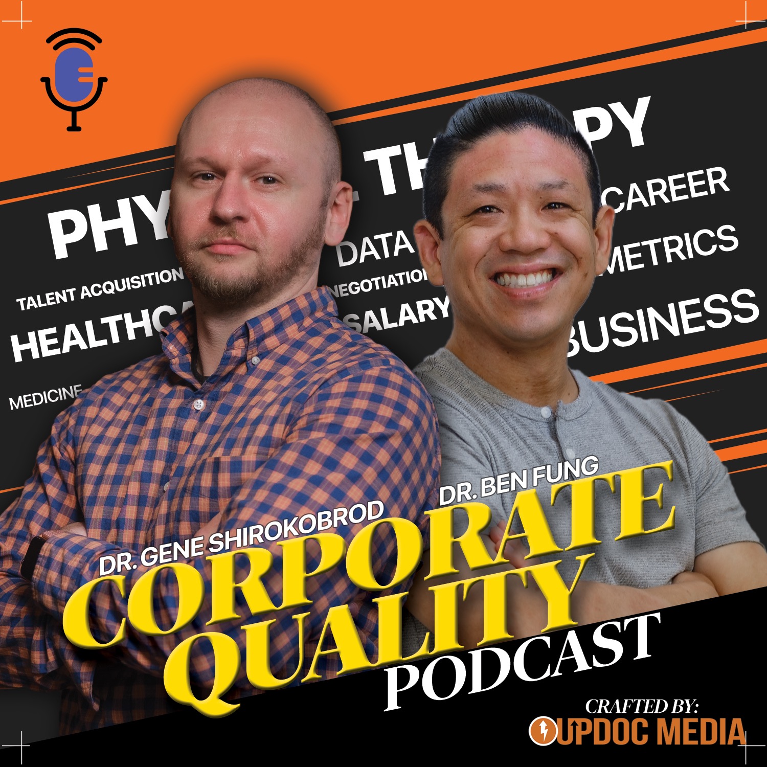 Corporate Quality Podcast by UpDoc Media - Final Cover