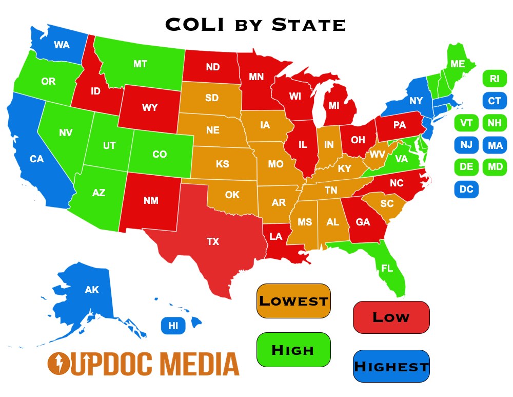 Pulse 2024 COLI map