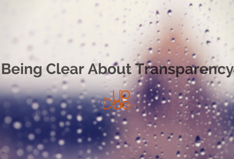 Being Clear About Transparency