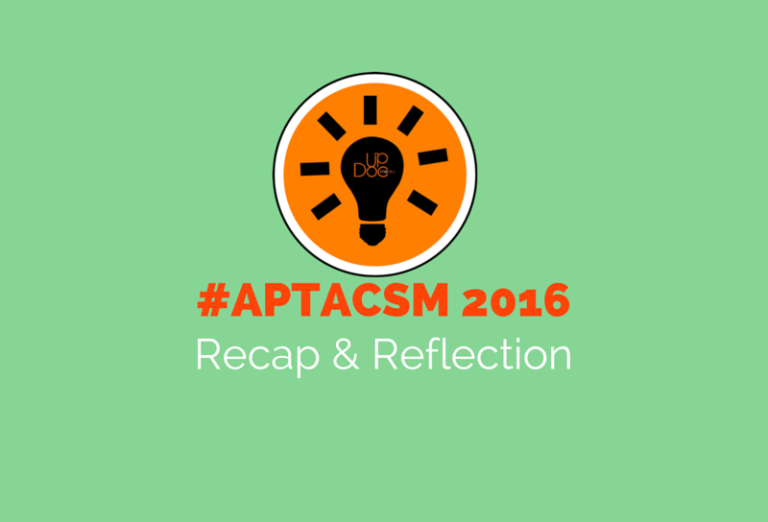 #APTACSM 2016: Recap & Reflection