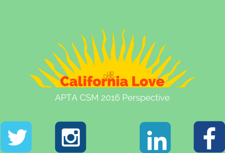 California Love: APTA CSM 2016 Perspective