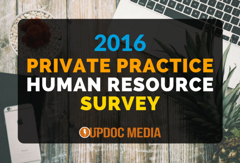 2016 Private Practice Human Resources Survey/Report
