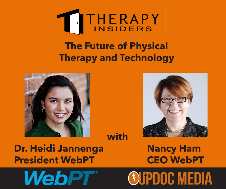 WebPT heidi Jannenga and Nancy Ham on Therapy Insiders podcast