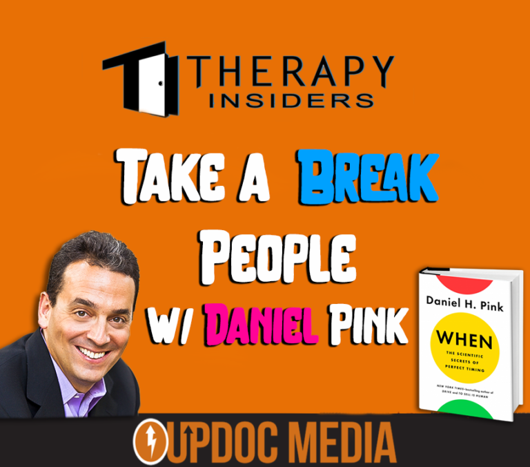 Take a Break People- w/ Daniel Pink NYT Best Selling Author