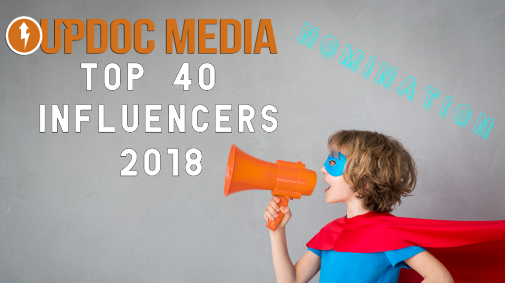 2018 Top 40 Influencers Nomination Is OPEN!